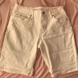 Calvin Klein Jeans White Shorts